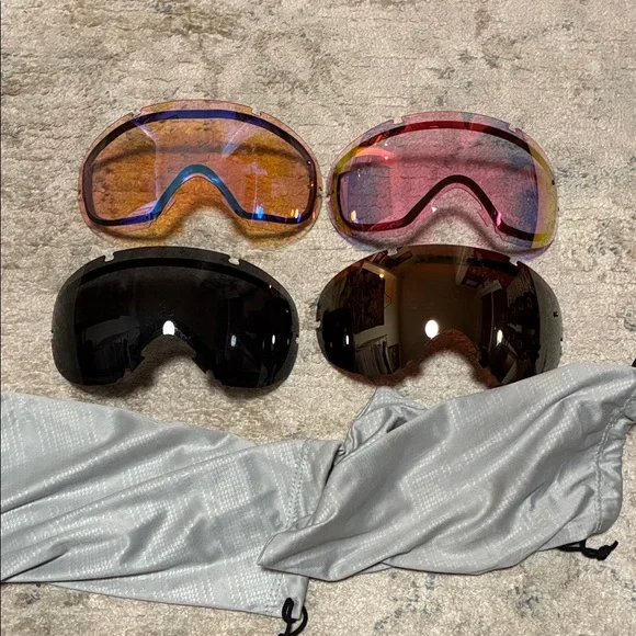 Smith I/O S Ski Goggle Replacement Lenses with Pouches I/OS - Picture 1 of 9
